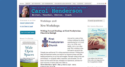 Desktop Screenshot of carolhenderson.com
