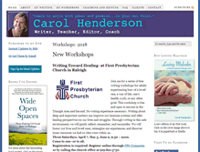 Tablet Screenshot of carolhenderson.com